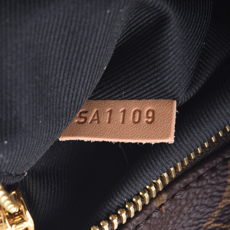 LOUIS VUITTON Louis Vuitton monogram Bam bag body bag brown M43644 unisex monogram canvas leather bum-bag newly used goods silver storehouse