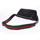 GUCCI Gucci sherry line black 353409 unisex canvas body bag A rank used Ginzo