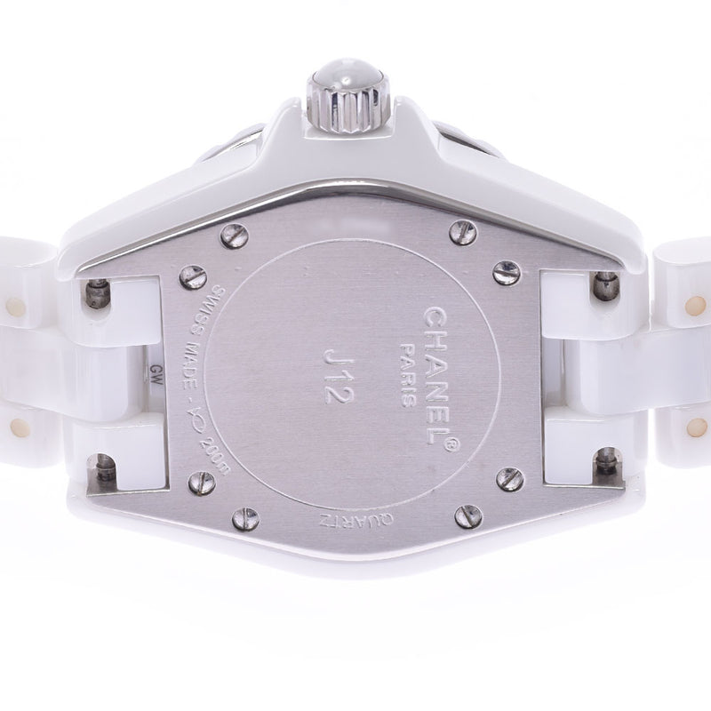 CHANEL Chanel, J12 33mm H0968 Boys, White ceramic/SS, the clock, the white, the white literal, A-rank, used silver storehouse.
