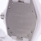 CHANEL Chanel, J12 33mm H0968 Boys, White ceramic/SS, the clock, the white, the white literal, A-rank, used silver storehouse.