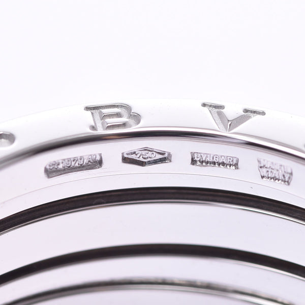 BVLGARI ブルガリ B-ZEROリング #62 サイズS 21号 メンズ K18WG リング・指輪 Aランク 中古 銀蔵