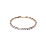 TIFFANY＆Co。Tiffany Metro Ring 9号女士K18YG / Diamond Ring / Ring A Rank Used Ginzo
