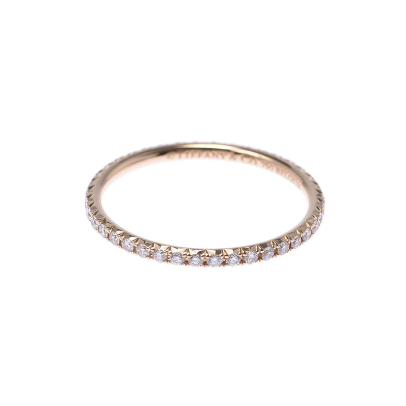TIFFANY&Co. Tiffany Metro Ring No. 9 Ladies K18YG/Diamond Ring/Ring A Rank Used Ginzo