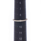 TIFFANY＆Co。Tiffany Metro Ring 9号女士K18YG / Diamond Ring / Ring A Rank Used Ginzo