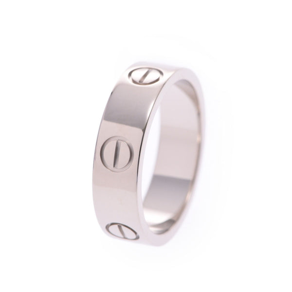 CARTIER love ring #55 14.5 No. unisex K18WG ring / ring A rank used Ginzo