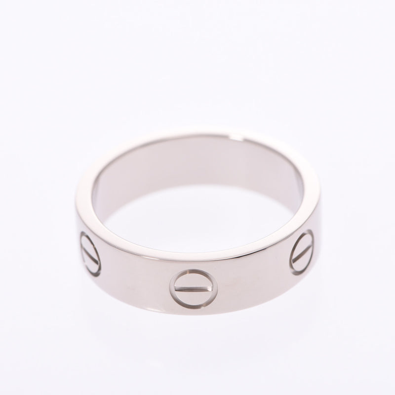 CARTIER love ring #55 14.5 No. unisex K18WG ring / ring A rank used Ginzo