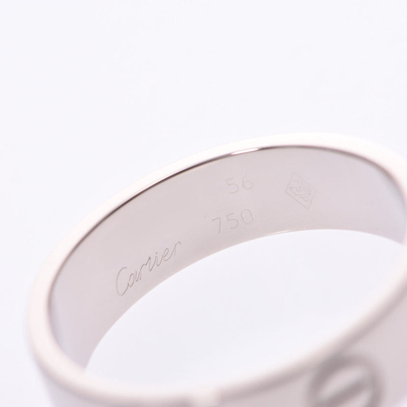 CARTIER Love Ring＃56 15.5 No. Unisex K18WG戒指/戒指A级二手Ginzo