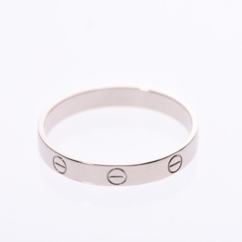 CARTIER Mini Love Ring #66 24.5 No. Men's K18WG Ring/Ring A Rank Used Ginzo