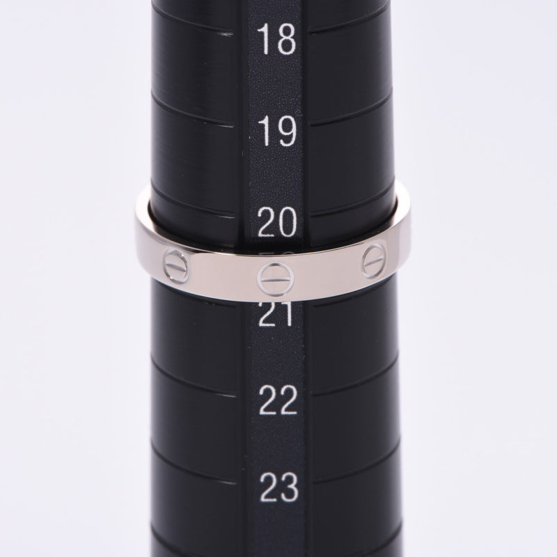 CARTIER Mini Love Ring #61 20.5 Men's K18WG Ring Ring A Rank Used Ginzo