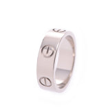 CARTIER Love ring #50 No. 9.5 Ladies K18WG Ring/Ring A Rank Used Ginzo