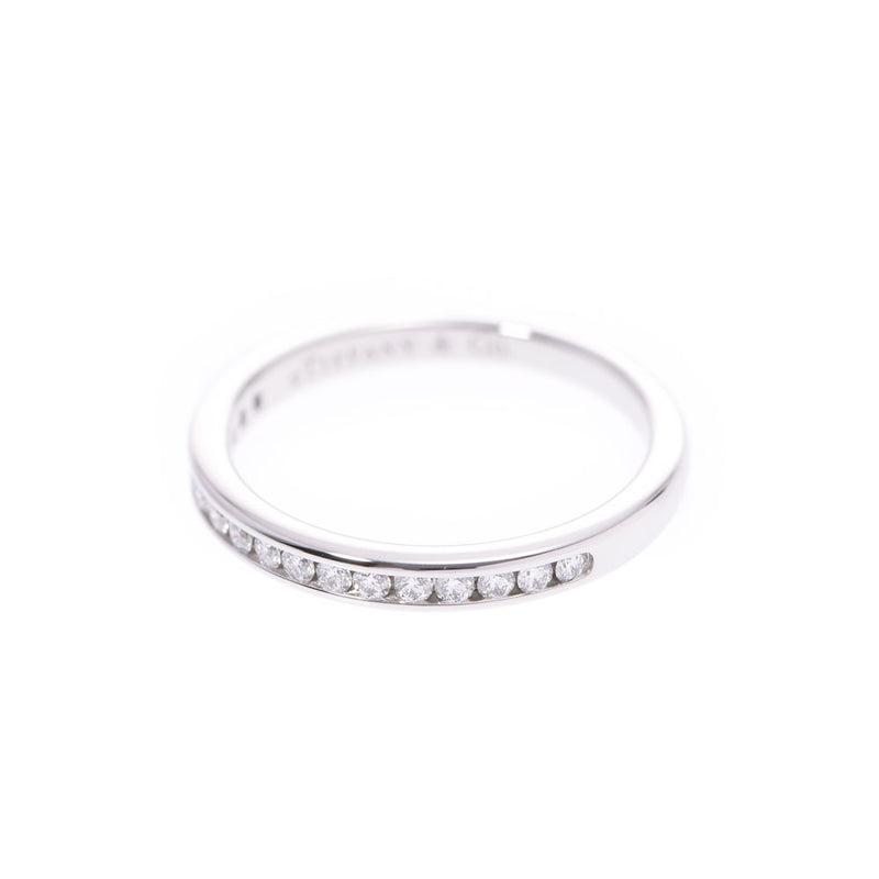 TIFFANY&Co. Tiffany Half Eternity Ring No. 9 Ladies Pt950 Platinum Diamond Ring/Ring A Rank Used Ginzo