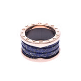 Bvlgari Burgundy b-zero ring 99.5 Unisex k18pg / lapis lazuli ring