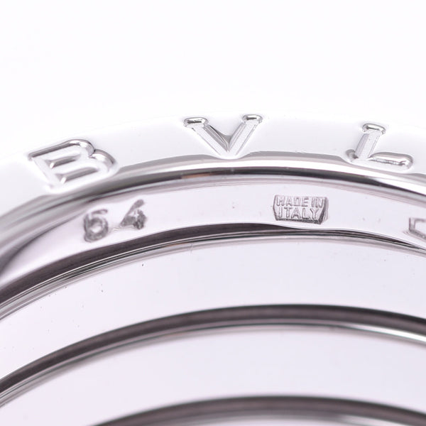 BVLGARI ブルガリ B-ZEROリング #54 サイズL 13号 ユニセックス K18WG リング・指輪 Aランク 中古 銀蔵