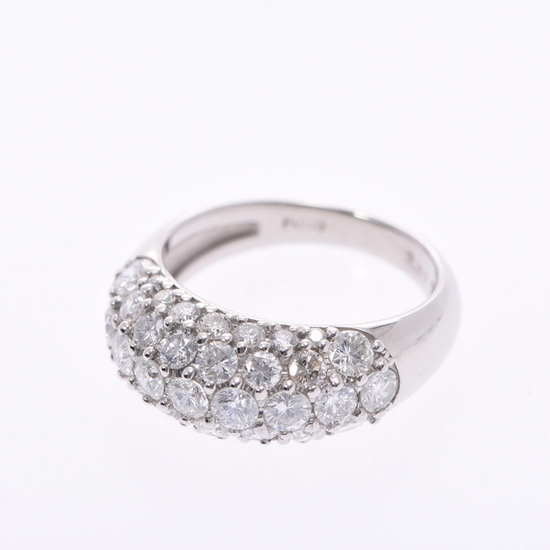 Diamond Heart Ring 18K CT 13 platinum ring