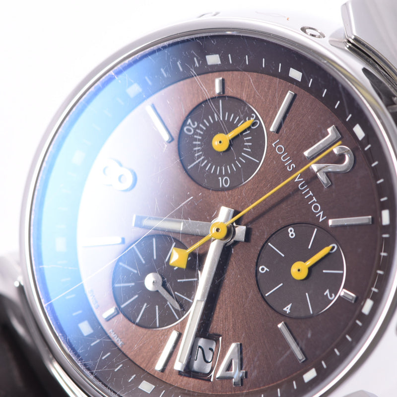 ルイヴィトンタンブール クロノ ユニセックス 腕時計 Q1321 LOUIS