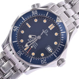 The OMEGA Omega Simster Pro: 2561.80 Boys, Clock, Quints, blue, blue, A-Rank, used, silver,