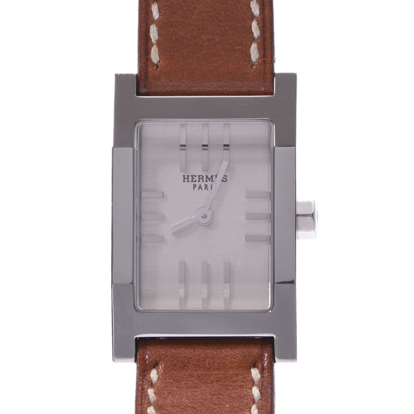 Hermes tandem de bull tour ta1.210 Ladies SS / LEATHER WATCH 