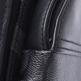 COACH Coach Black/Dark Gray 571 Men's PVC/Calf Body Bag Shindo Used Ginzo