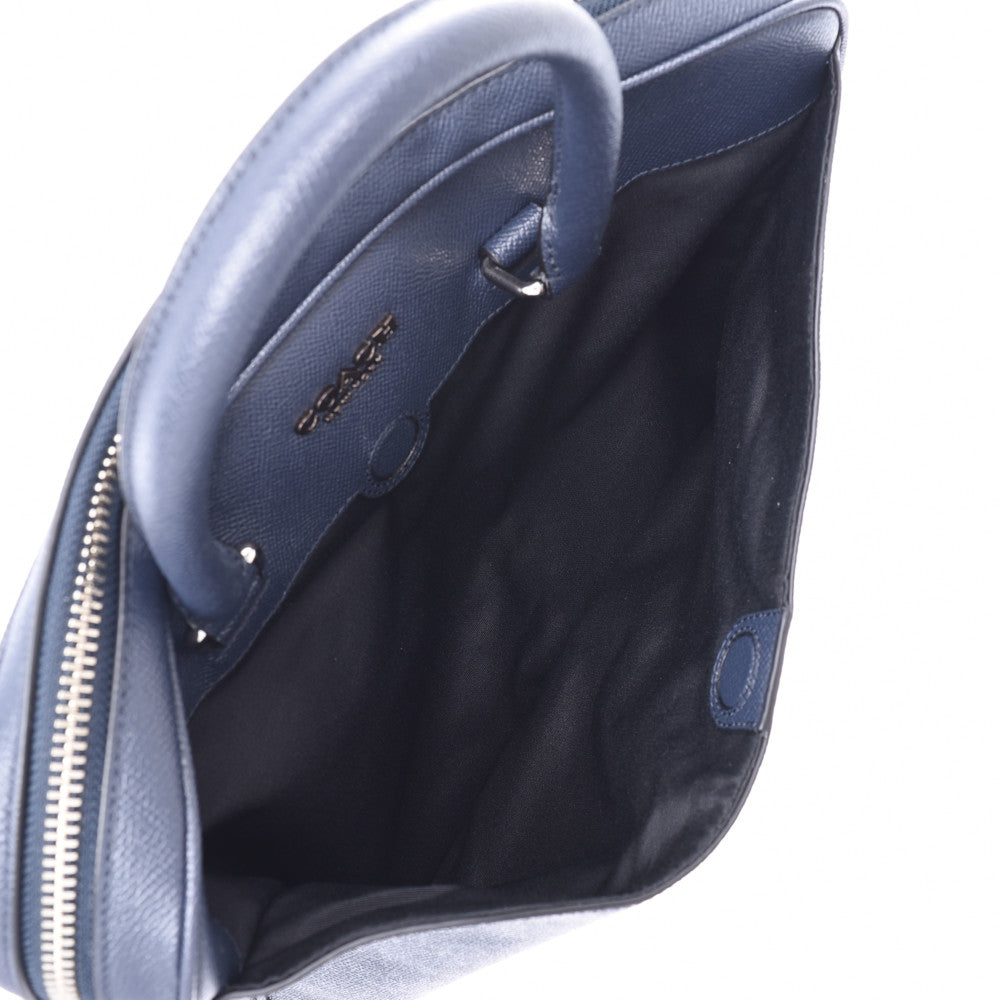 Coach　ブリーフケース　使用少 コーチ2WAY ブリーフケース 紺 メンズ ビジネスバッグ F72974 COACH