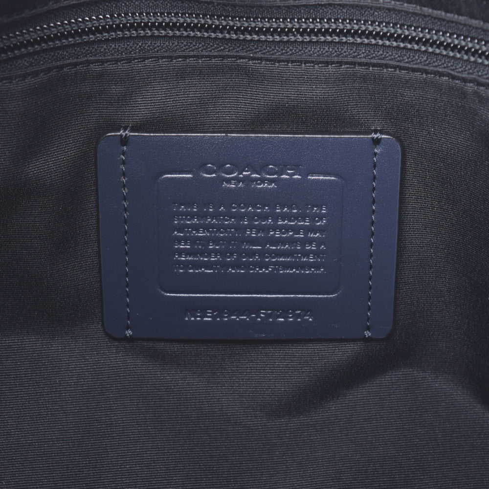 Coach　ブリーフケース　使用少 コーチ2WAY ブリーフケース 紺 メンズ ビジネスバッグ F72974 COACH