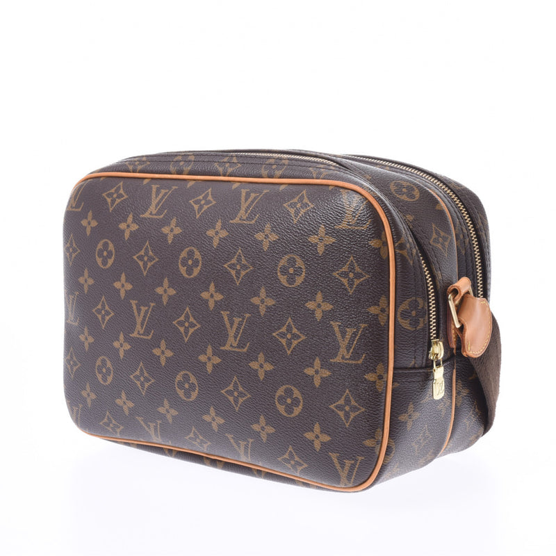 LOUIS VUITTON ルイヴィトン モノグラム リポーターPM ブラウン M45254 ユニセックス モノグラムキャンバス ショルダーバッグ Bランク 中古 銀蔵