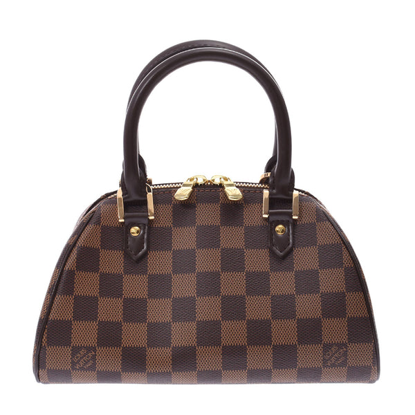 LOUIS VUITTON ルイヴィトン ダミエ リベラミニ ブラウン N41436 レディース ダミエキャンバス ハンドバッグ Aランク 中古 銀蔵