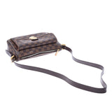 LOUIS VUITTON ルイヴィトンダミエラヴェッロ GM brown N60006 unisex shoulder bag B rank used silver storehouse