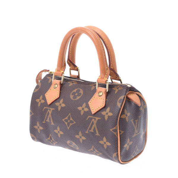 LOUIS VUITTON Louis Vuitton monogram mini-speedy brown M41534 Lady's handbag B rank used silver storehouse