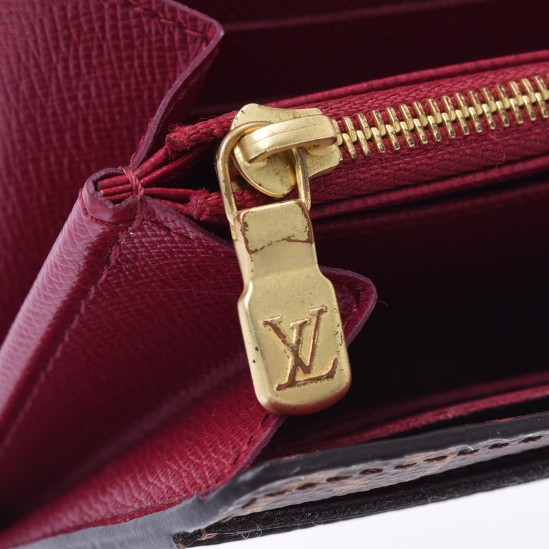 LOUIS VUITTON M62234 ポルトフォイユ・サラ モノグラム フューシャ 長財布（小銭入れあり） モノグラムキャンバス レディース