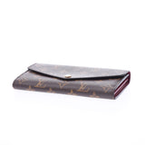 LOUIS VUITTON ルイヴィトンモノグラムポルトフォイユサラフューシャ M62234 unisex monogram canvas long wallet B rank used silver storehouse