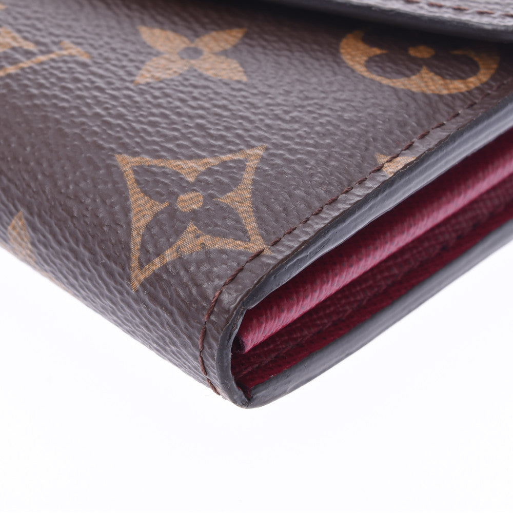 ルイヴィトンポルトフォイユ サラ 14145 フューシャ ユニセックス モノグラムキャンバス 長財布 M62234 LOUIS VUITTON 中古  – 銀蔵オンライン