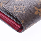 LOUIS VUITTON ルイヴィトンモノグラムポルトフォイユサラフューシャ M62234 unisex monogram canvas long wallet B rank used silver storehouse