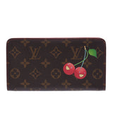 LOUIS VUITTON Ryviton monotonogram, Port-General, Port-General, M95006, Ladies, canvas, canvas length, wallet, wallet, AB, rank used, silver.