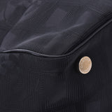 香奈儿香奈儿中性标签线手提包毫米黑色中性尼龙/皮革手提包AB排名使用银