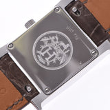 HERMES Hermes Ramsis 12P Diamond HH1.210 Women's SS/Leather Watch Quartz Shell Dial A Rank Used Ginzo