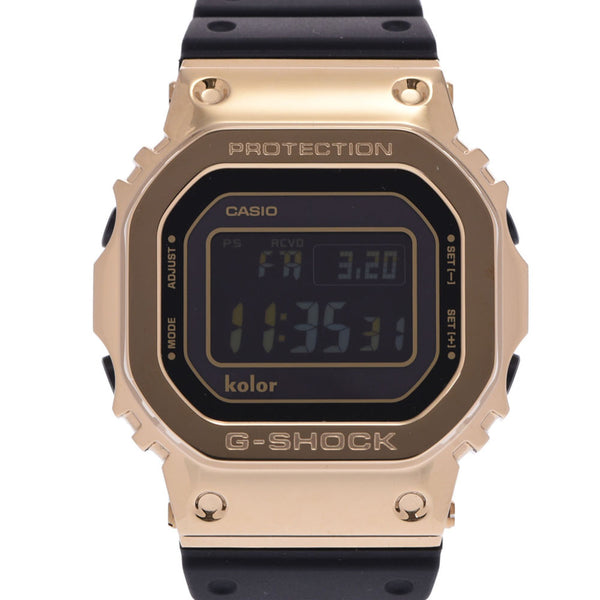 G-SHOCK ジーショック kolorモデル 700本限定 GMW-B5000 ボーイズ SS/樹脂バンド 腕時計 ソーラー電波時計 黒文字盤 未使用 銀蔵