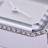 CHANEL シャネル プルミエール ベゼルダイヤ H2132 レディース SS/白セラミック 腕時計 クオーツ 白文字盤 ABランク 中古 銀蔵