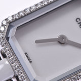 CHANEL シャネル プルミエール ベゼルダイヤ H2132 レディース SS/白セラミック 腕時計 クオーツ 白文字盤 ABランク 中古 銀蔵