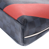 LOUIS VUITTON Louis Vuitton Damier Cobalt Mick PM 2017 Americans Cup Blue/Black/Red N41639 Men's Shoulder Bag A Rank Used Ginzo