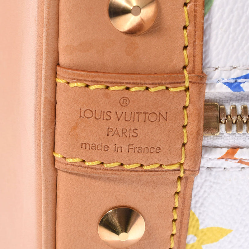 LOUIS VUITTON Louis Vuitton Multicolor Alma Bron (White) M92647 Ladies Handbag B Rank Used Ginzo