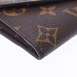 LOUIS VUITTON Louis Vuitton Monogram Portofeuil Josephine Rose Ballerine M41739 Ladies Monogram Canvas Long Wallet Shindo Used Ginzo