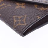 LOUIS VUITTON Louis Vuitton Monogram Portofeuil Josephine Rose Ballerine M41739 Ladies Monogram Canvas Long Wallet Shindo Used Ginzo