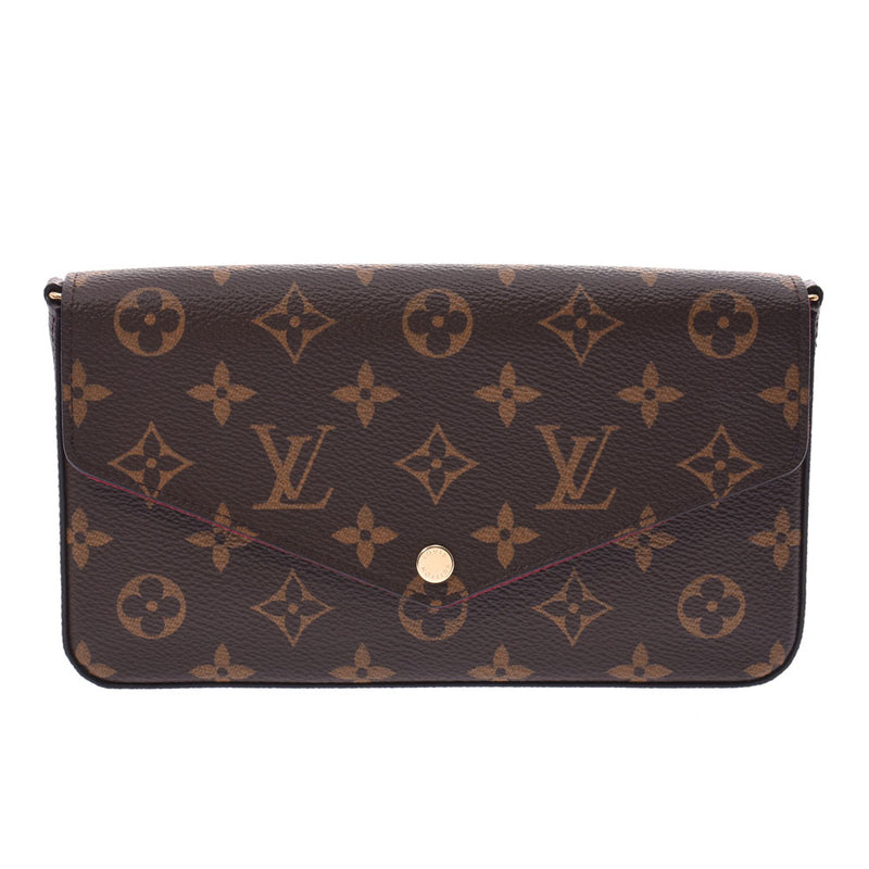 ルイヴィトンポシェットフェリシー ショルダーバッグ 14145 ブラウン レディース チェーンウォレット M61276 LOUIS VUITTON –  銀蔵オンライン