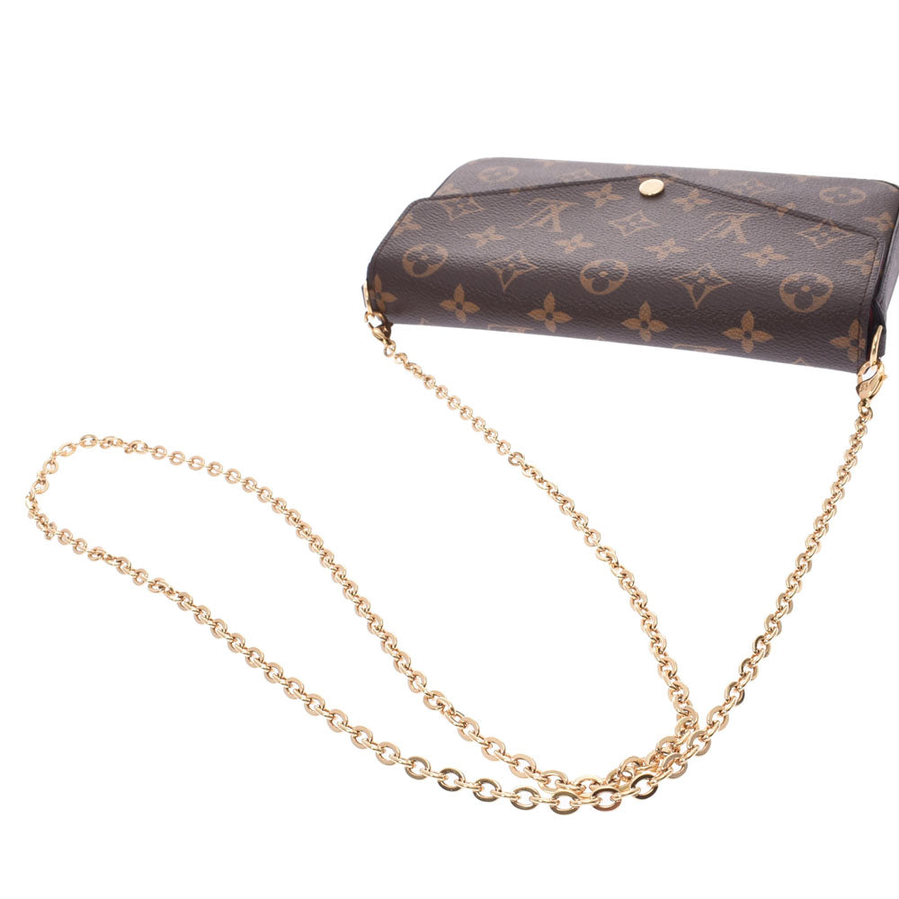 ルイヴィトンポシェットフェリシー ショルダーバッグ 14145 ブラウン レディース チェーンウォレット M61276 LOUIS VUITTON –  銀蔵オンライン