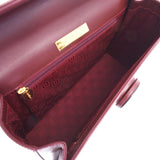 CARTIER Kartier, Bordeaux, Ladies, Carf, handbag, A rank, used silver storehouse.