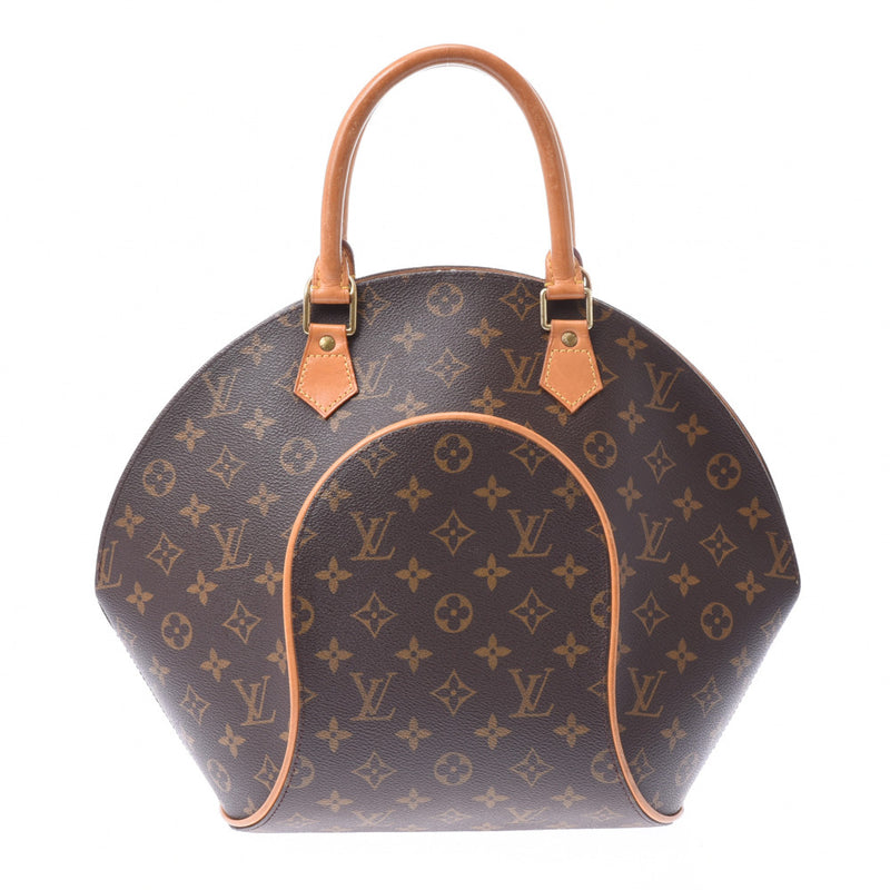 LOUIS VUITTON Louis Vuitton Monogram Ellipse MM Brown M51126 Ladies Monogram Canvas Handbag B Rank Used Ginzo