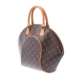 LOUIS VUITTON Louis Vuitton Monogram Ellipse MM Brown M51126 Ladies Monogram Canvas Handbag B Rank Used Ginzo