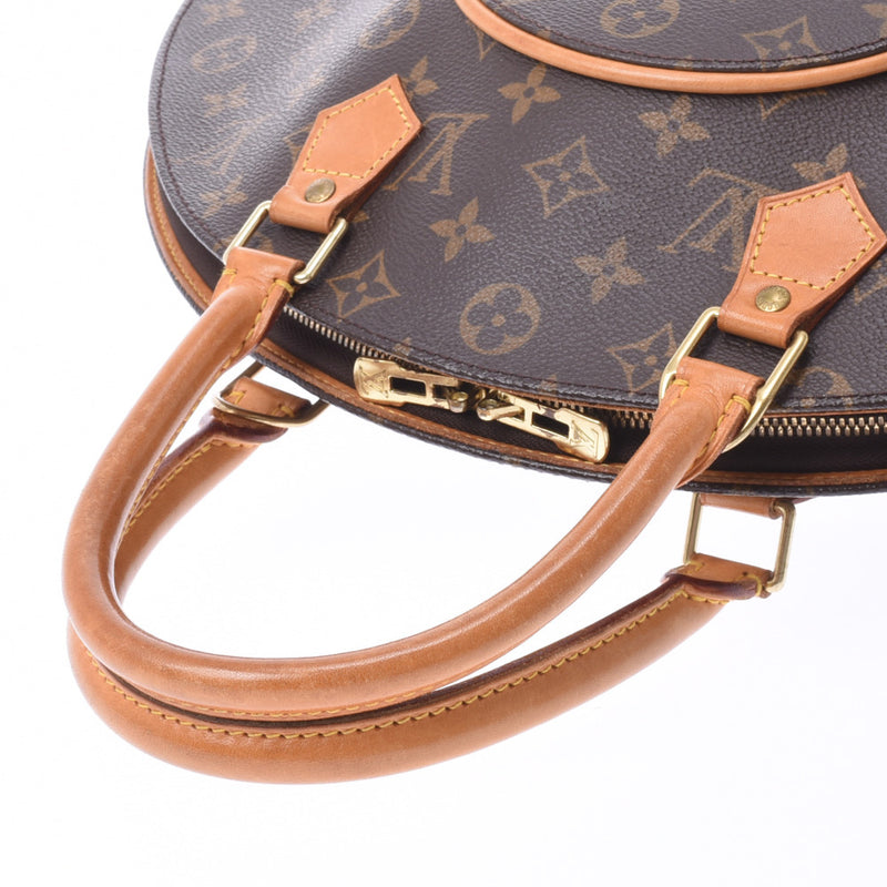 LOUIS VUITTON Louis Vuitton Monogram Ellipse MM Brown M51126 Ladies Monogram Canvas Handbag B Rank Used Ginzo