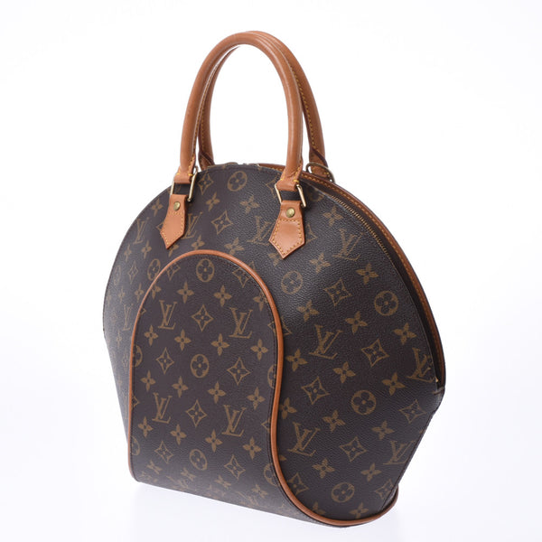 LOUIS VUITTON Louis Vuitton Monogram Ellipse MM Brown M51126 Ladies Monogram Canvas Handbag B Rank Used Ginzo