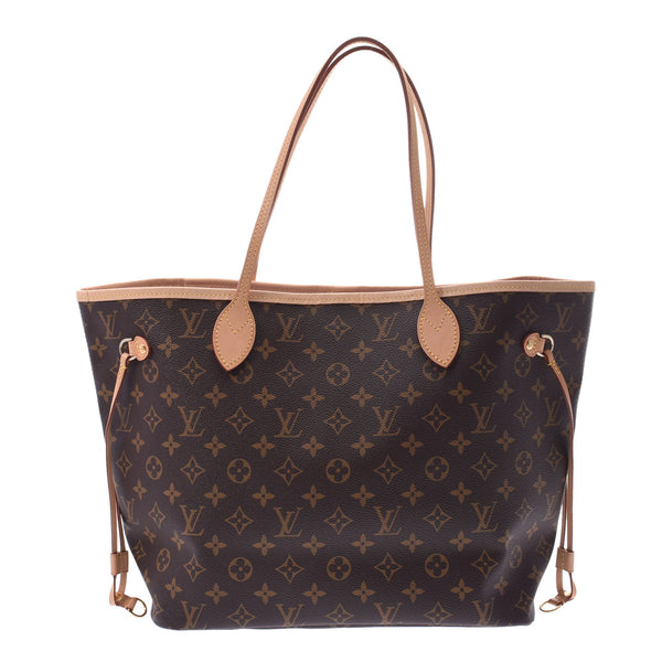 14145 ルイヴィトンネヴァーフル MM brown unisex tote bag M41178 